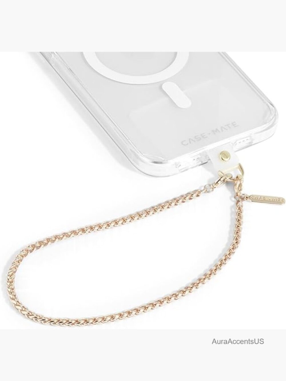 Phone Charm Wrist Strap - Detachable Chain Anti Theft Lanyard for iPhone Galaxy